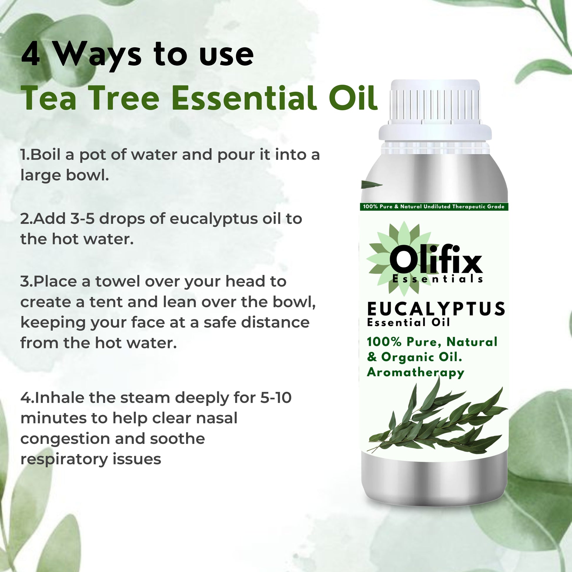 Uses of Olifix Eucalyptus Essential Oil