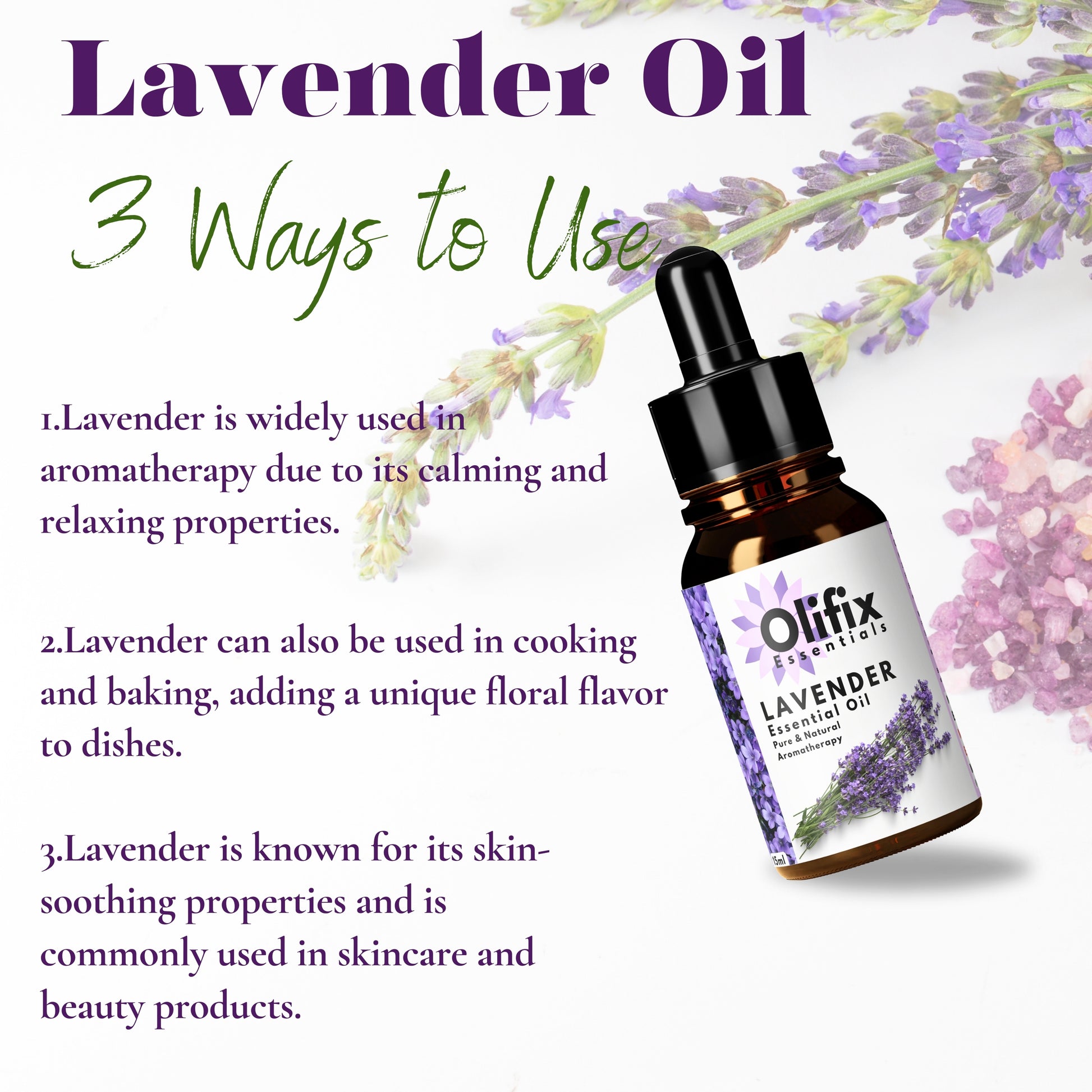  Uses of Olifix Lavender Essential Oil