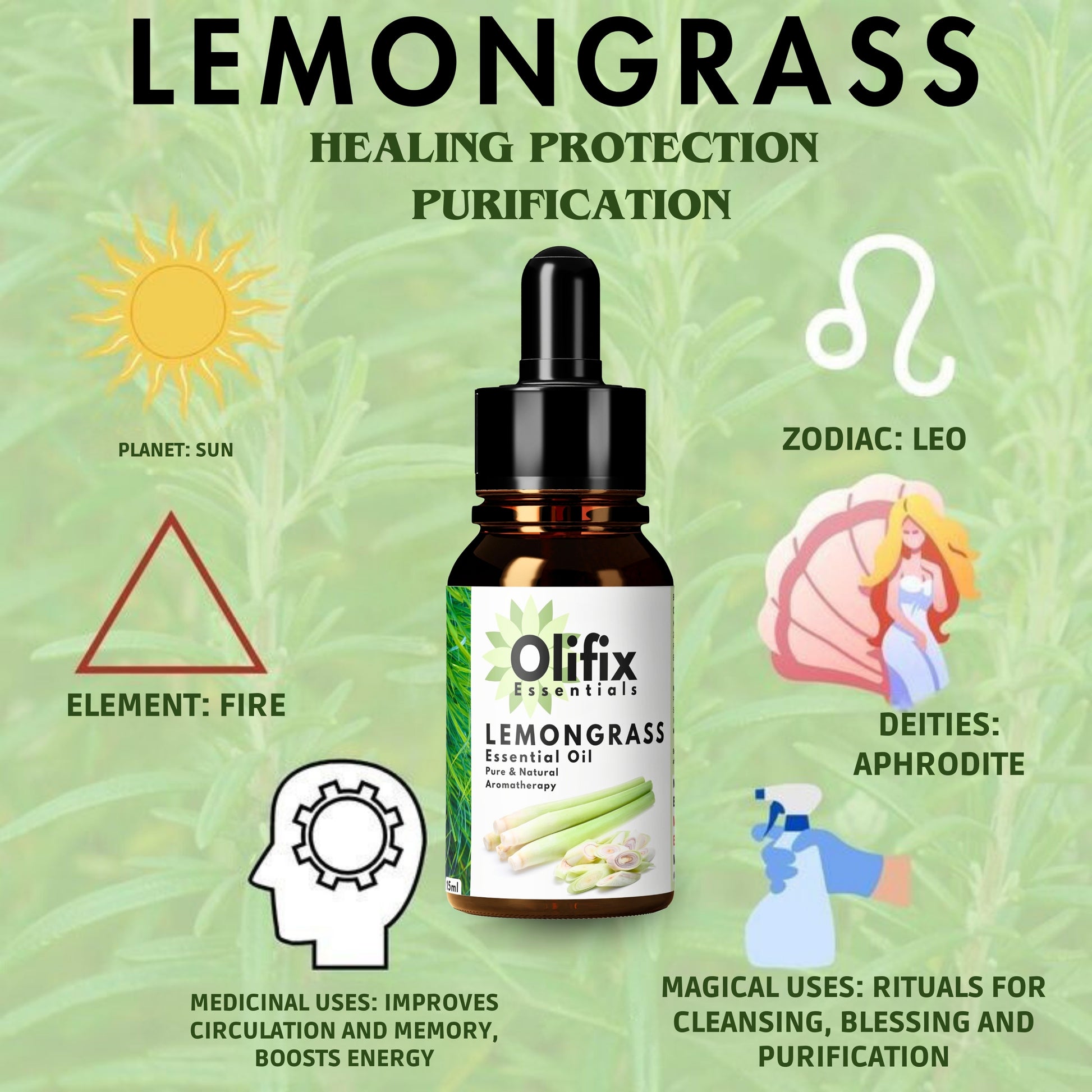 Olifix Lemongrass Essential Oil