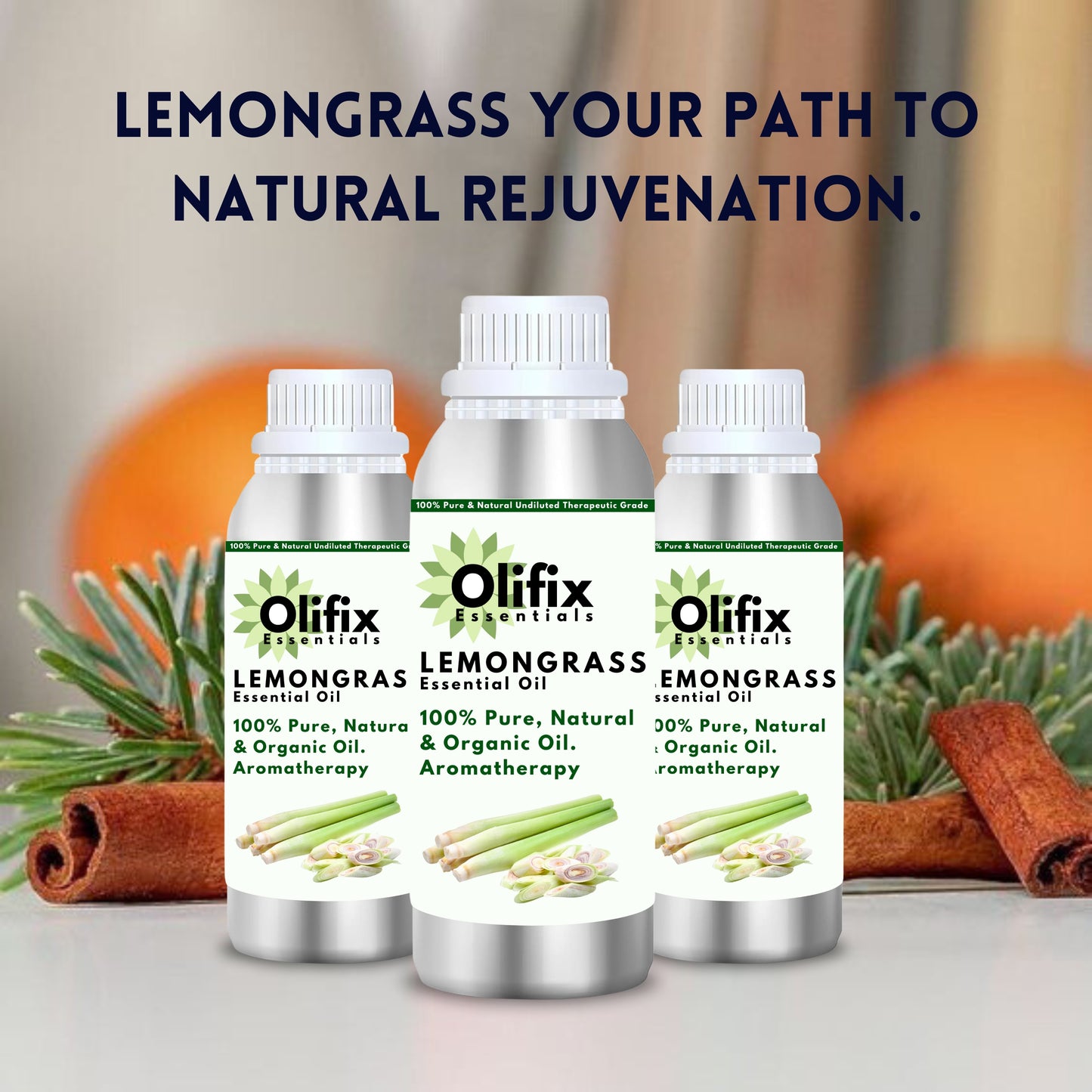 Lemongrass Essential 100% Pure, Natural Harness the Power of Natural Aromatherapy for Relaxation oil and Wellness